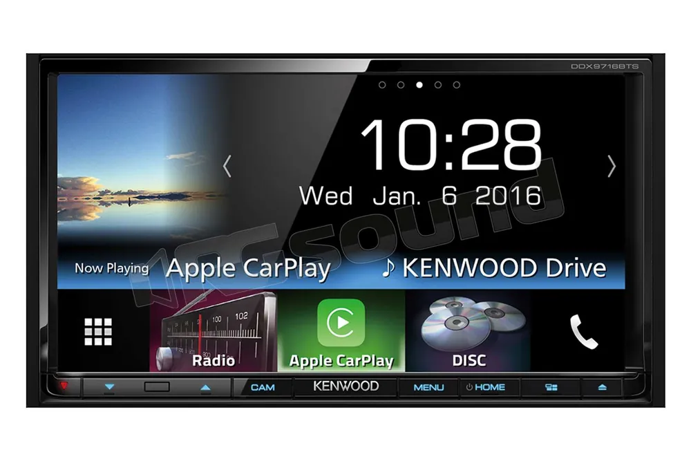 Kenwood DDX9716BTS Apple Car - Android Auto - Bluetooth Monitor auto