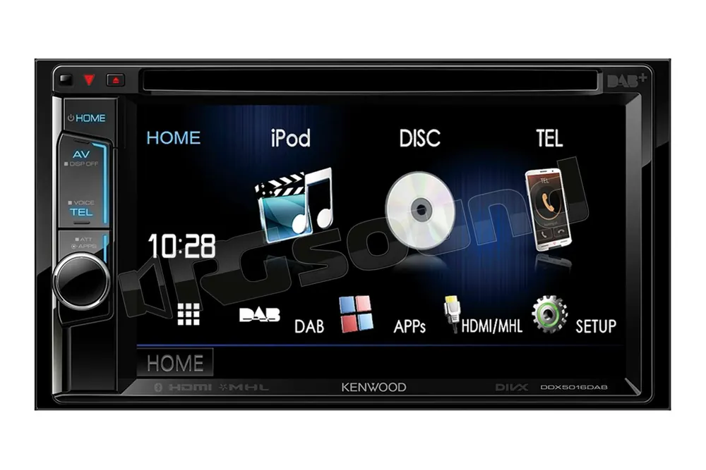 Kenwood DDX5016DAB Monitor auto 1 e 2 Din Car multimedia - Monitor