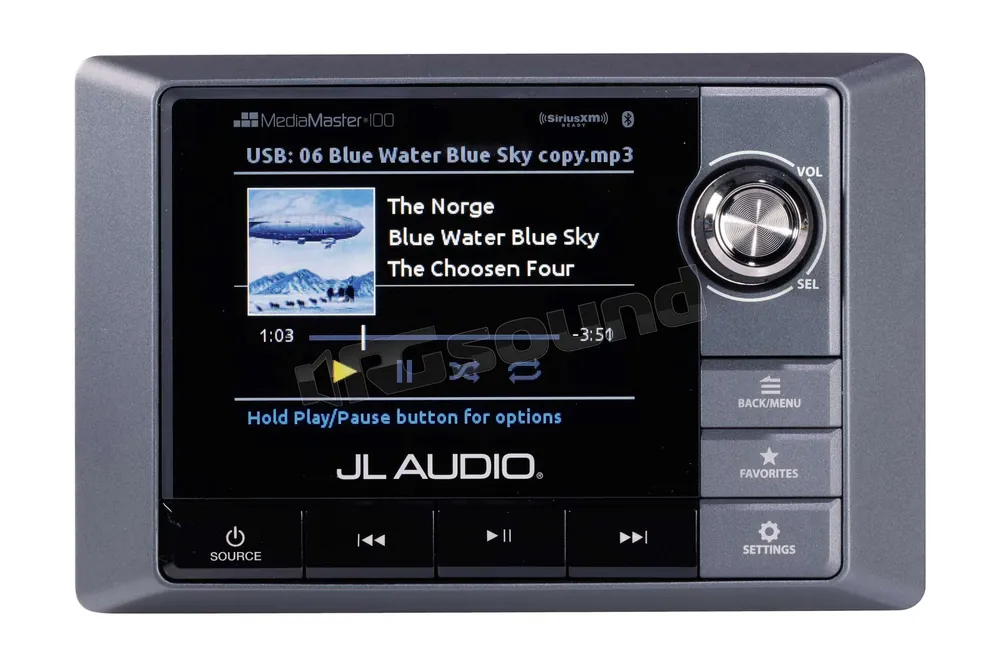 JL Audio MM100S ricevitore multimediale a 4 zone Sorgenti per la nau