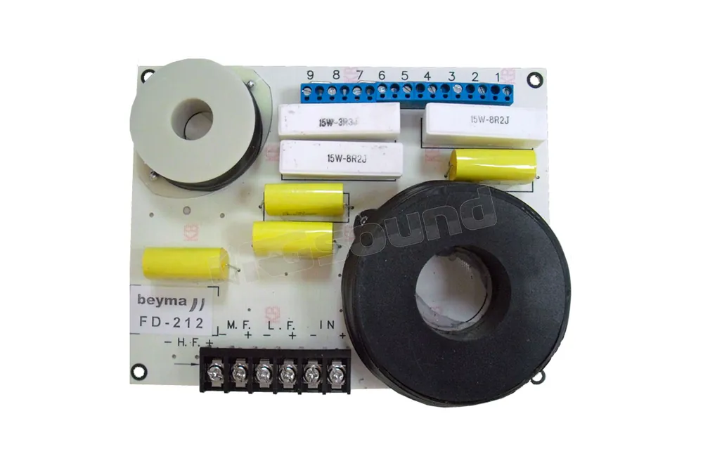 Beyma FD-212 crossover a 2 vie 600W RMS Altoparlanti - Crossover