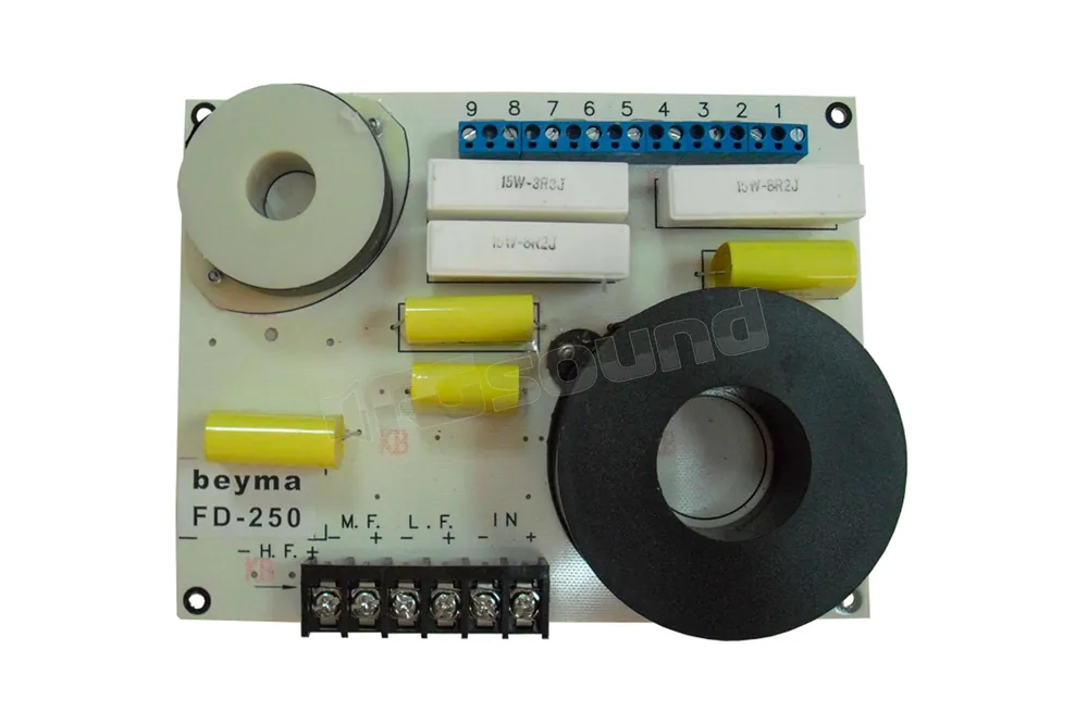Beyma FD-250 crossover a 2 vie 600W RMS Altoparlanti - Crossover