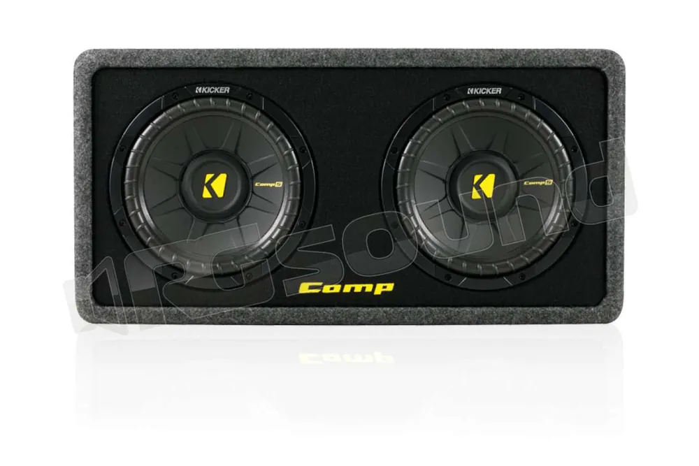 Kicker DCWS102 doppio sub 25cm in box reflex Subwoofer - Subwoofer i
