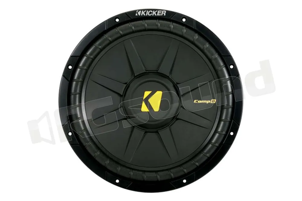 Kicker CWD122 sub 30 cm 2+2 Ohm CompD Subwoofer - Subwoofer