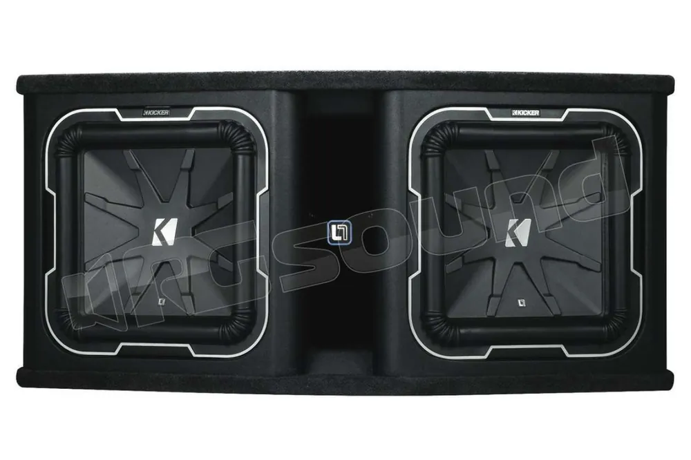 Kicker DL7122 Dual Bassreflexbox 30cm Subwoofer - Subwoofer in cassa