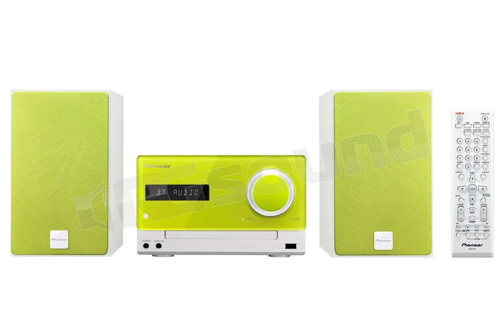 Pioneer X-CM35-N micro sistema Hi-Fi con CD, Bluetooth - colore verde
