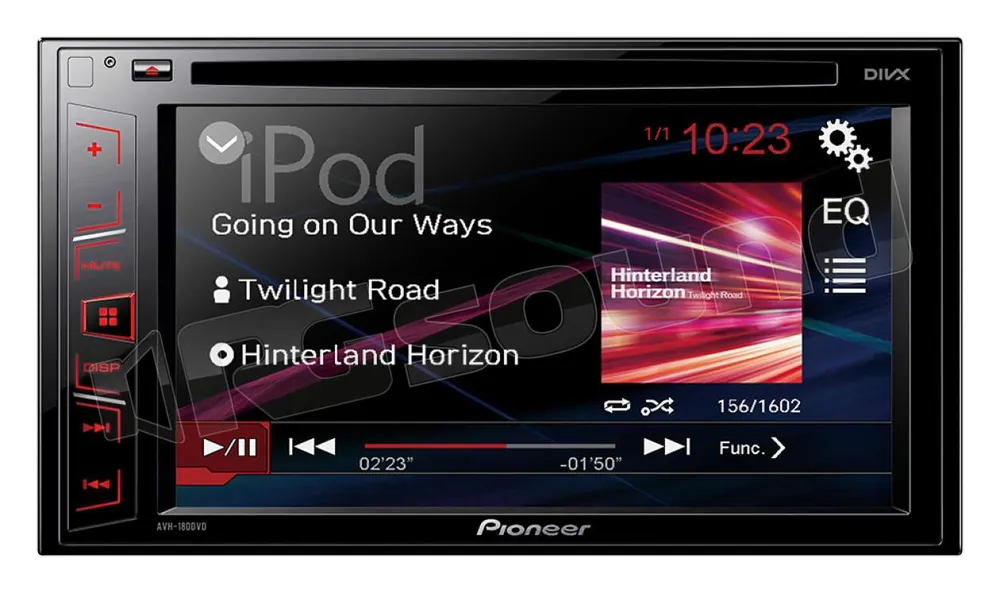 Pioneer AVH-180DVD monitor DVD - USB - Aux - Made for iPod e iPhone