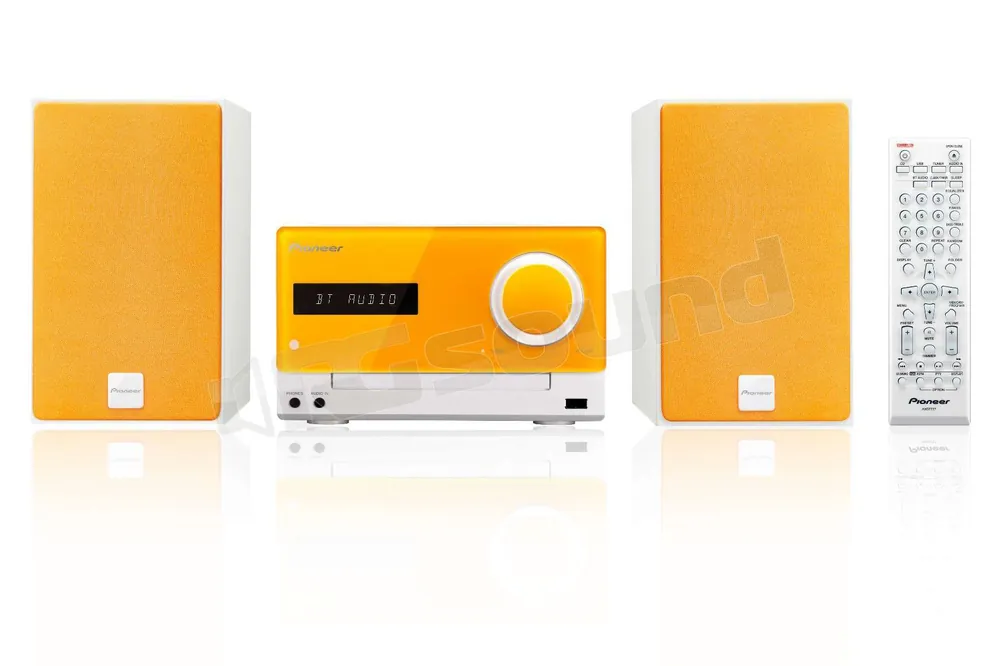 Pioneer X-CM35-D micro sistema Hi-Fi con CD, Bluetooth - colore aranci