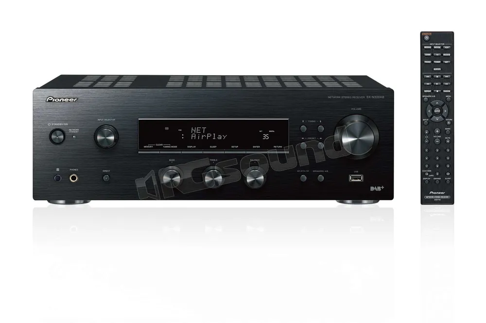 Pioneer SX-N30DAB-K ricevitore DAB+, FM, WiFi, DLNA, AirPlay, USB, Blu
