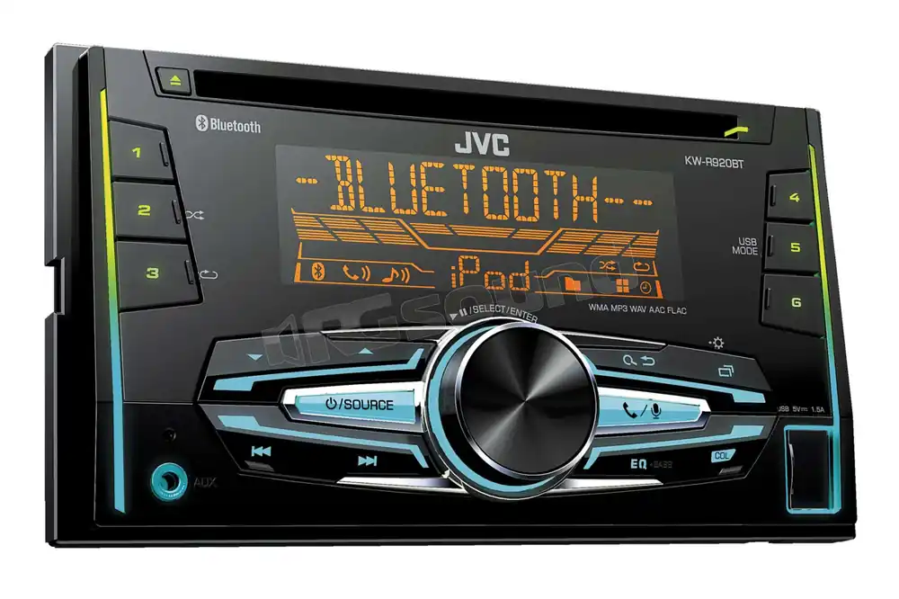 JVC KW-R920BT sintolettore CD 2Din, Bluetooth, USB, Android e iPod iPh