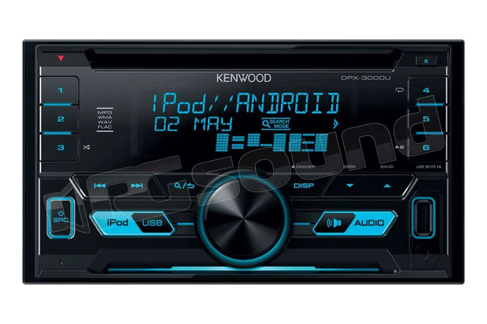 Kenwood DPX-3000U sintolettore CD 2Din con USB, controllo diretto iPho