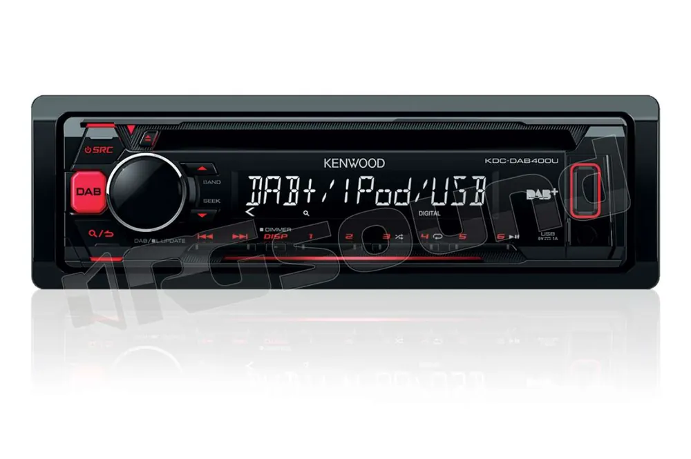 Kenwood KDC-DAB400U lettore CD, DAB+, USB, controllo diretto iPhone