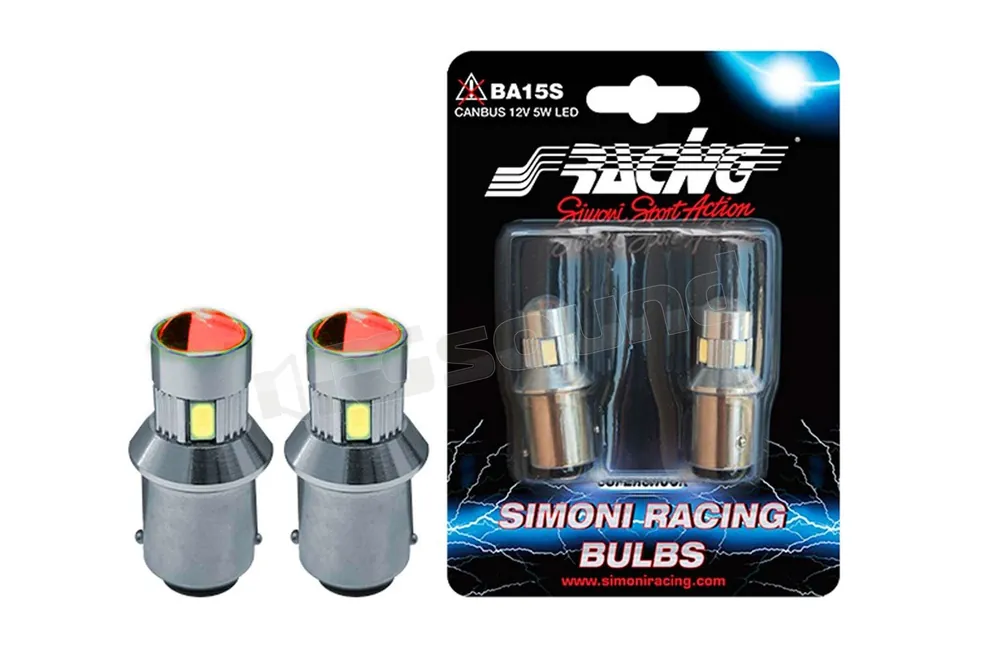 Simoni Racing CNPS/R 6 led ad alta potenza - attacco Ba15s Illuminaz