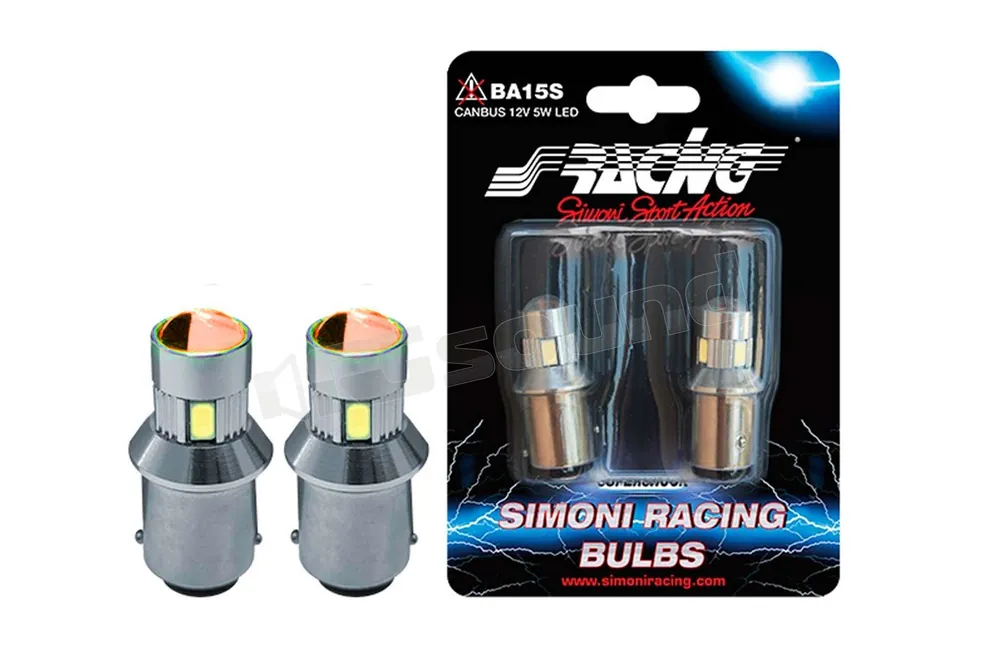 Simoni Racing CNPS/O 6 led ad alta potenza - attacco Ba15s Illuminaz