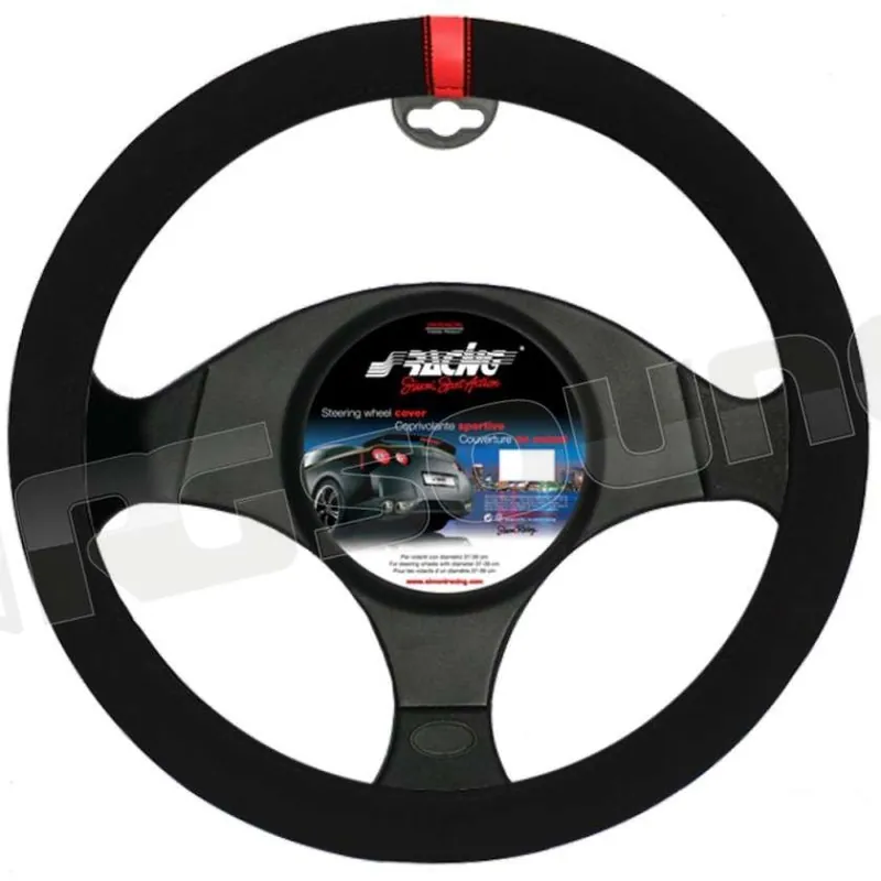 Simoni Racing CVT/27R coprivolante "carrera look" nero/rosso Interni