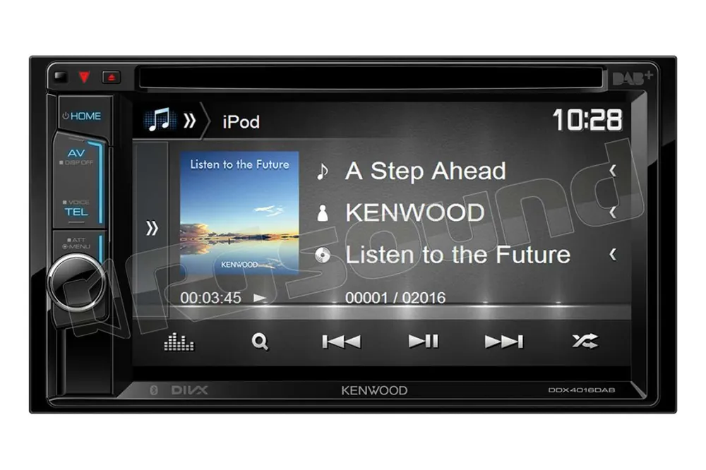Kenwood DDX4016DAB monitor 6.2‘‘ DVD/CD, DAB+, USB, Bluetooth, Made fo