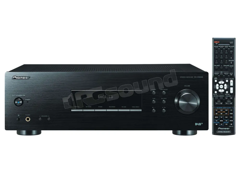 Pioneer SX-20DAB-K Sintonizzatore DAB 100W + 100W - Colore nero Diff