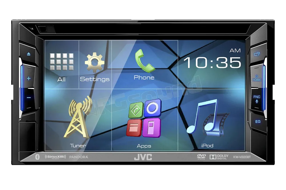 JVC KW-V220BT lettore DVD/CD, Bluetooth, USB Aux-in Monitor auto 1 e