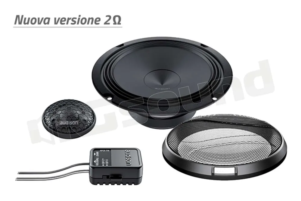 Audison APK 165 Ohm2 Kit a due vie da 165mm a 2 Ohm Sistemi altopar