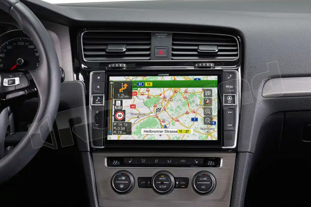 Alpine X901D-G7 Monitor navigatore 9" dedicato per VW Golf 7 Monitor