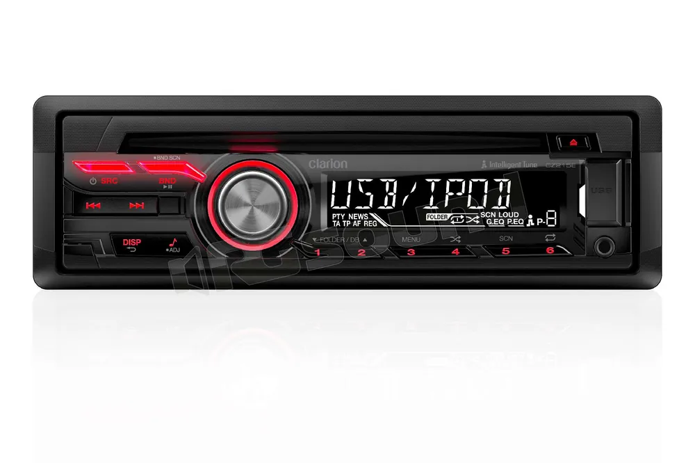 Clarion CZ215E lettore CD, USB, Made for iPhone Autoradio 1 din e 2