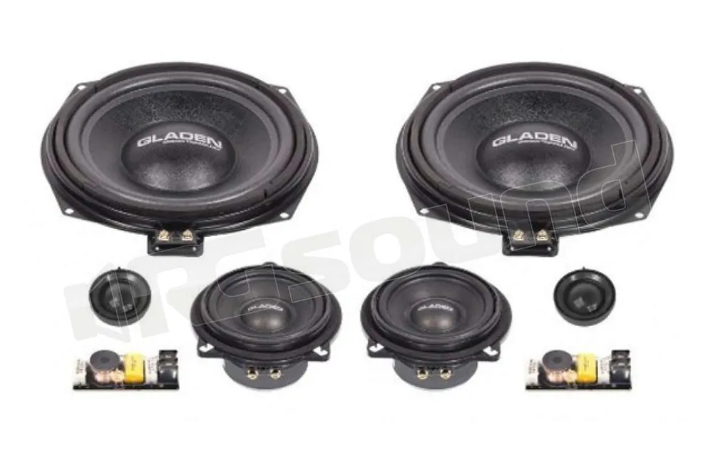 Gladen ONE 201 BMW ALPHA kit 3 vie BMW Serie 1, 3 e 5 Sistemi altopa