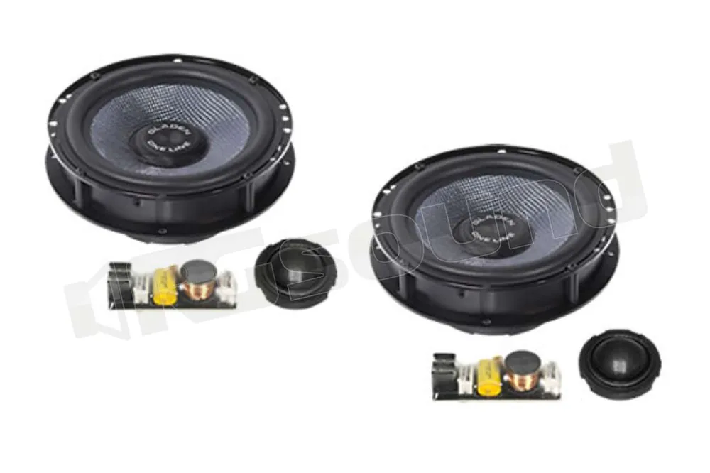 Gladen ONE 165 AUDI A3-SQX kit a due vie dedicato per Audi A3 8P Sis