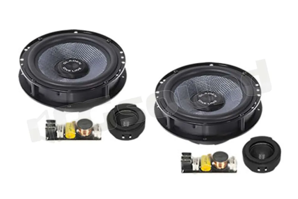 Gladen ONE 165 AUDI A4-SQX kit a due vie dedicato per Audi A4 B6/B7