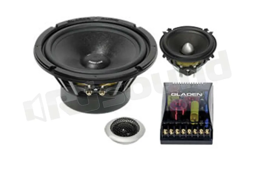 Gladen ZERO PRO 165.3 kit High-End a 3 vie semi-attivo Sistemi altop