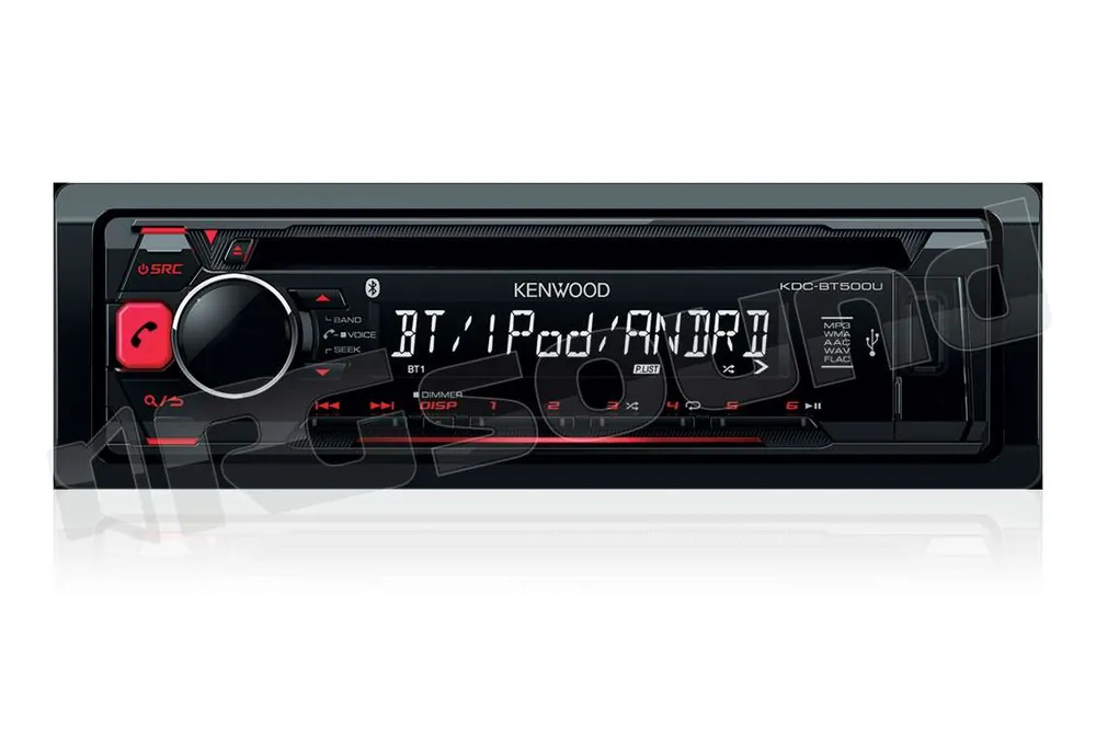 Kenwood KMM-302BT sintolettore mechaless con Bluetooth, made for iPhon
