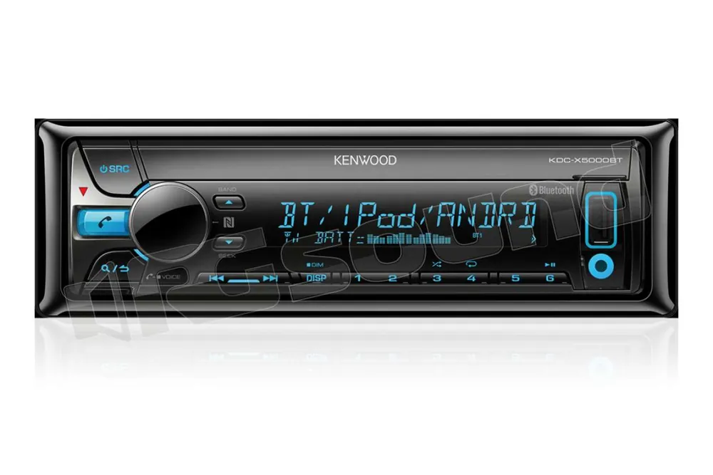 Kenwood KDC-X5000BT sintolettore CD, Bluetooth, made for iPhone Auto