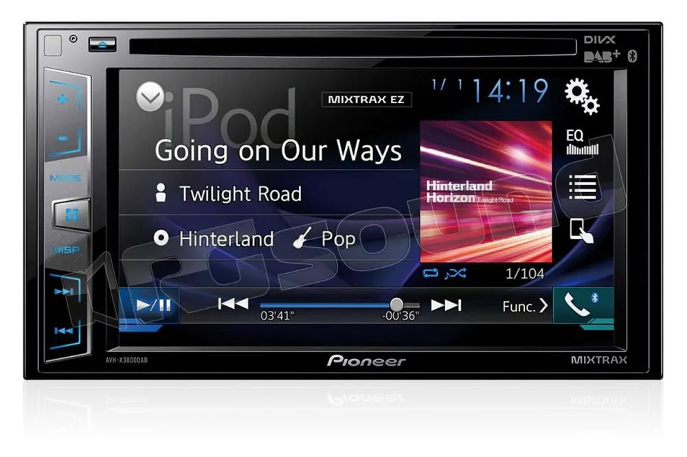 Pioneer AVH-X3800DAB con DAB+, Bluetooth, DVD, USB Monitor auto 1 e