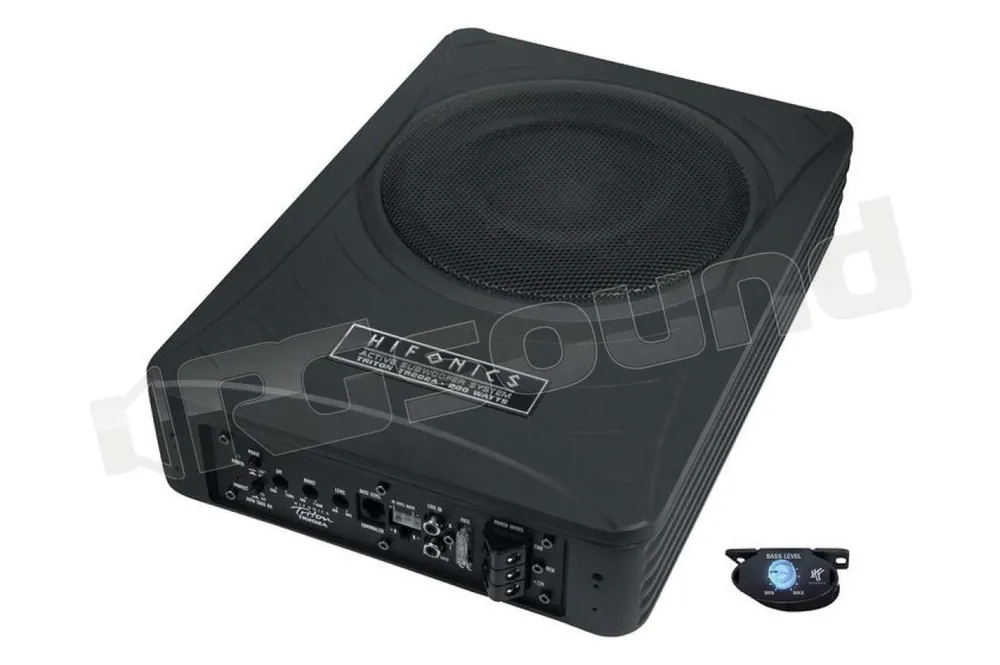 Hifonics TR202A sub amplificato 20cm in box piatto Subwoofer - Subwo