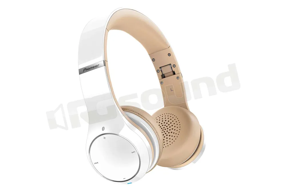 Pioneer SE-MJ771BT-W cuffie Bluetooth/NFC finitura bianca e pelle Cu
