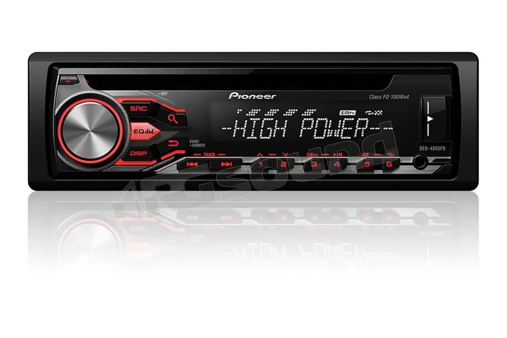 Pioneer DEH-4800FD High Power 4x100W con lettore CD Autoradio 1 din