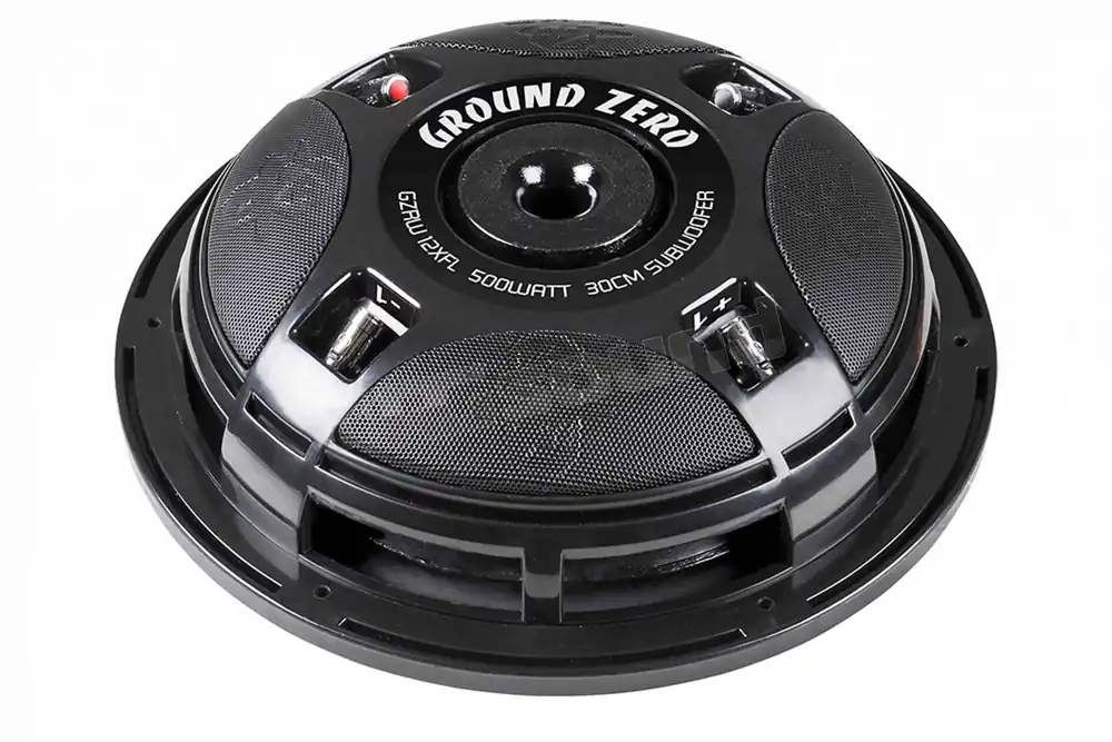 Ground Zero GZRW 12XFL sub extra flat Subwoofer - Subwoofer