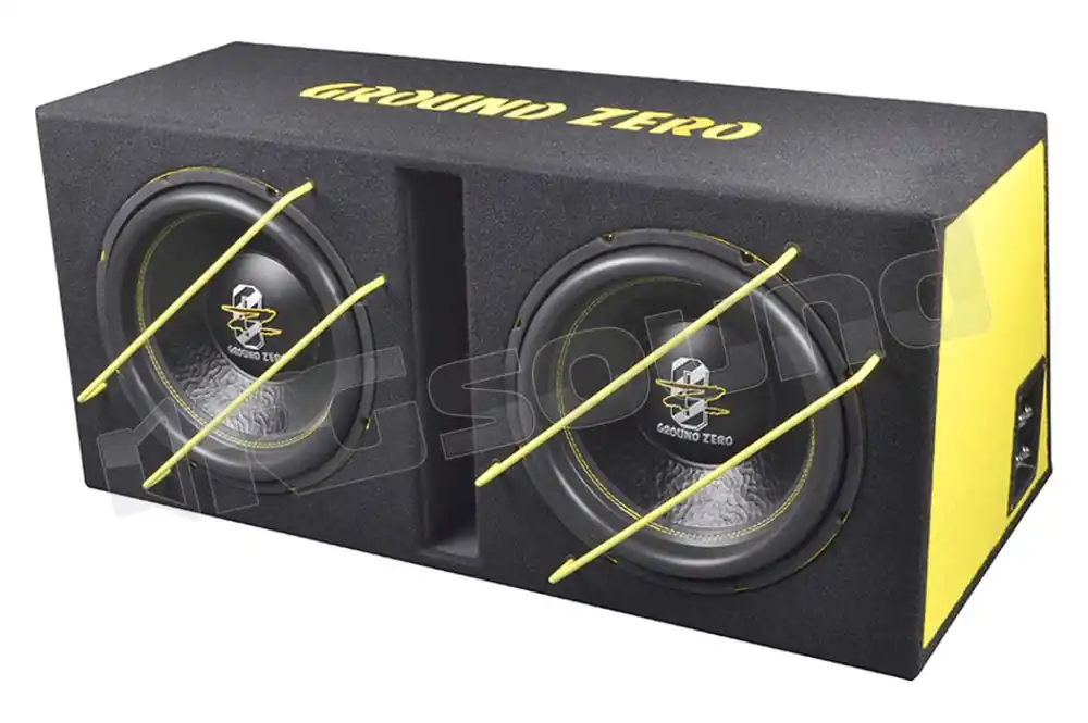 Ground Zero GZIB 2.3000SPL doppio sub 30 cm in cassa bassreflex Subw