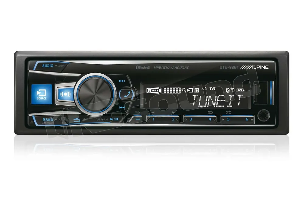 Alpine UTE-92BT mecha-less con Bluetooth - USB - Aux-In Autoradio 1