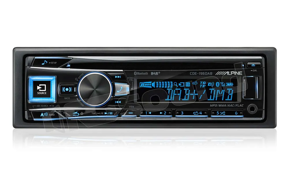 Alpine CDE-196DAB sintolettore CD - Tuner - Bluetooth - DAB+ Autorad