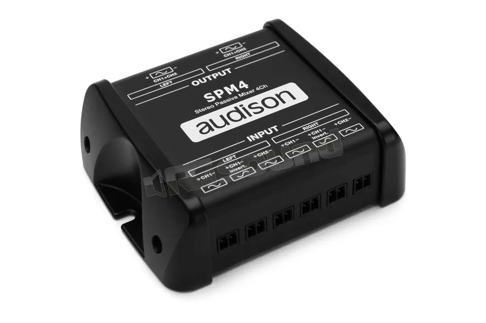 Audison SPM4 Miscelatore stereofonico passivo (non alimentato) Ampl