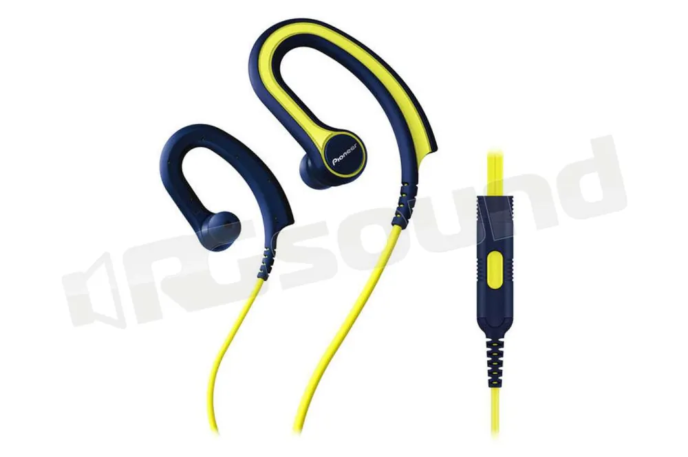 Pioneer SE-E711T-Y cuffie gialle a clip per lo sport Cuffie auricola