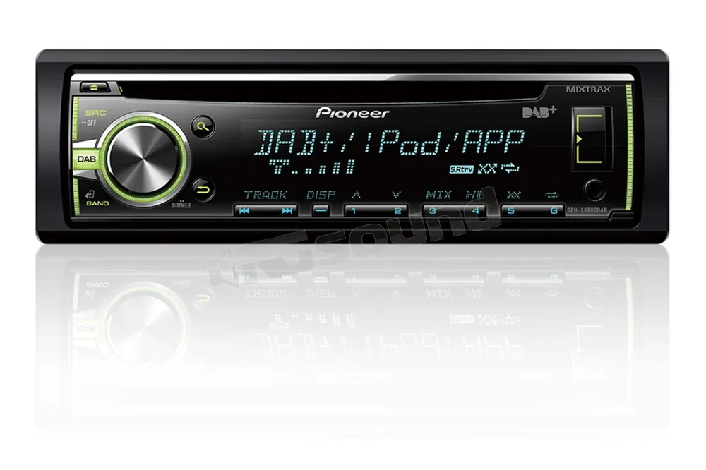 Pioneer DEH-X6800DAB CD - USB - Aux-in - DAB+ Autoradio 1 din e 2 di
