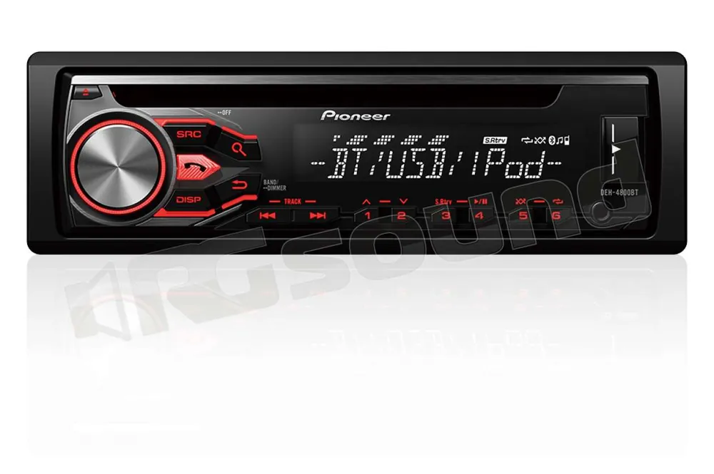 Pioneer DEH-4800BT CD - USB - Bluetooth - Aux-in - Made for iPhone e A