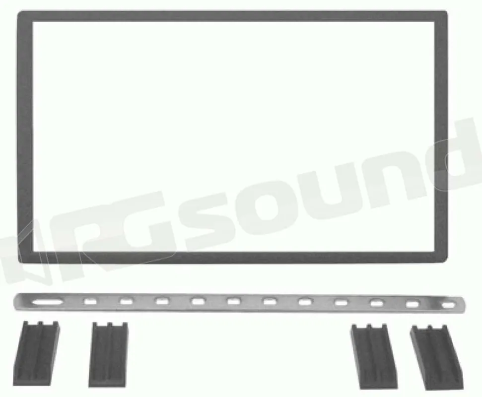 Phonocar 03388 Cornice di rifinitura con foro Doppio Din SSANGYONG