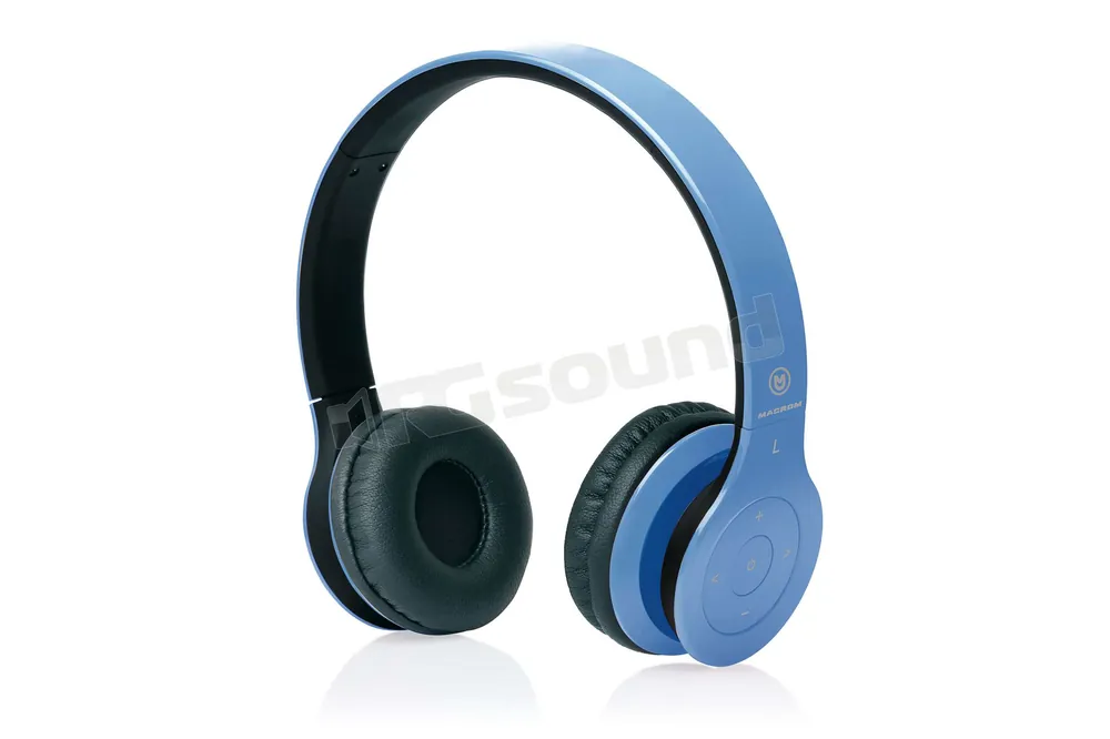 Macrom M-HPB20.C cuffie Bluetooth blu ciano Cuffie auricolari e micr