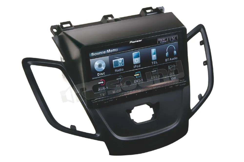 Pioneer 381114-20-B kit 2Din nero per Ford Fiesta Installazione auto