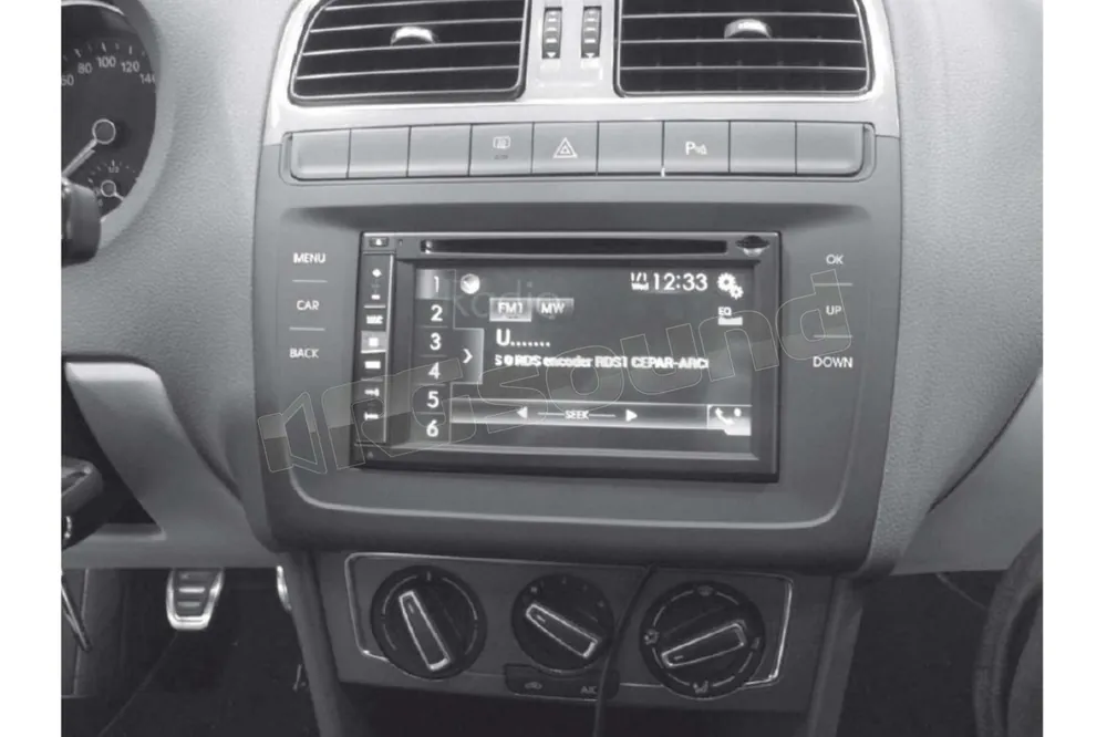 Pioneer CA-HM-VAG.005 kit 2 Din per VW Polo Installazione autoradio