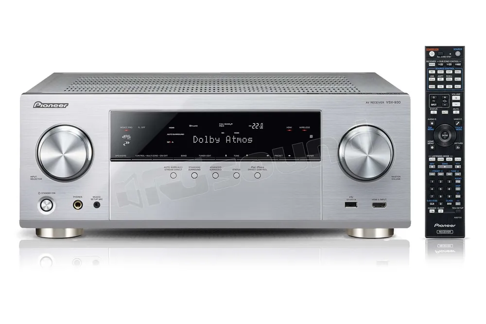 Pioneer VSX-930-S sintoamplificatore 4K 7 canali WiFi Dual Band e Blue