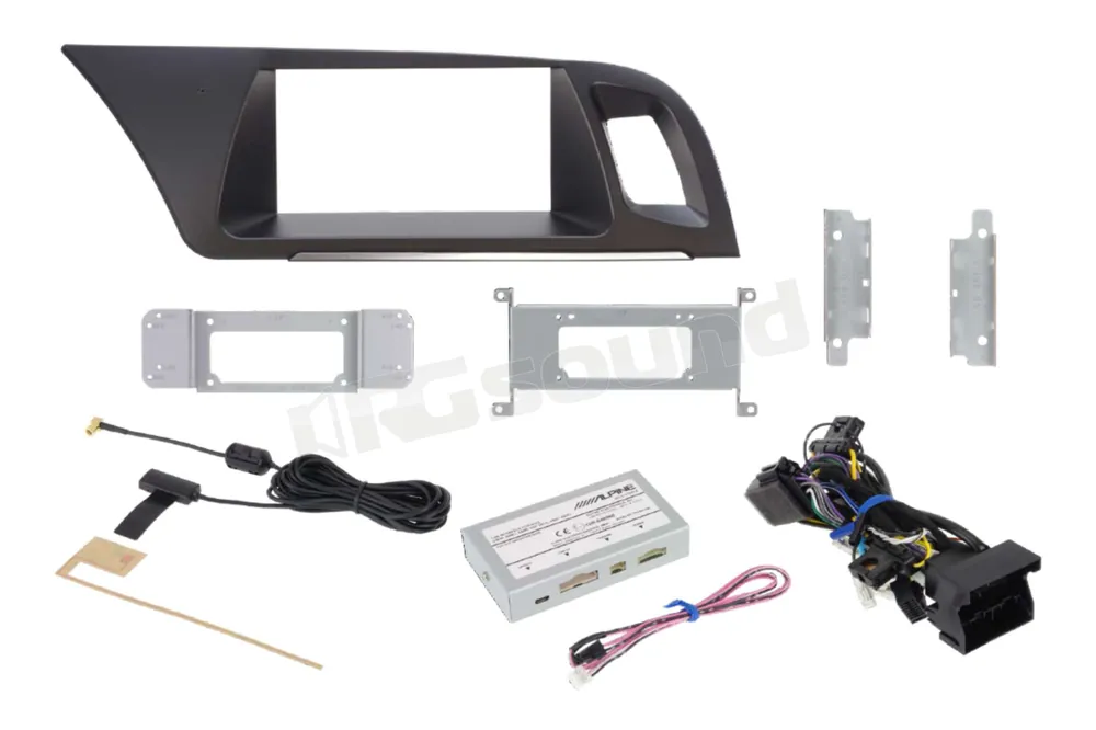 Alpine G-KTX-A4L kit per X701D-A su Audi A4 e A5 Installazione autor