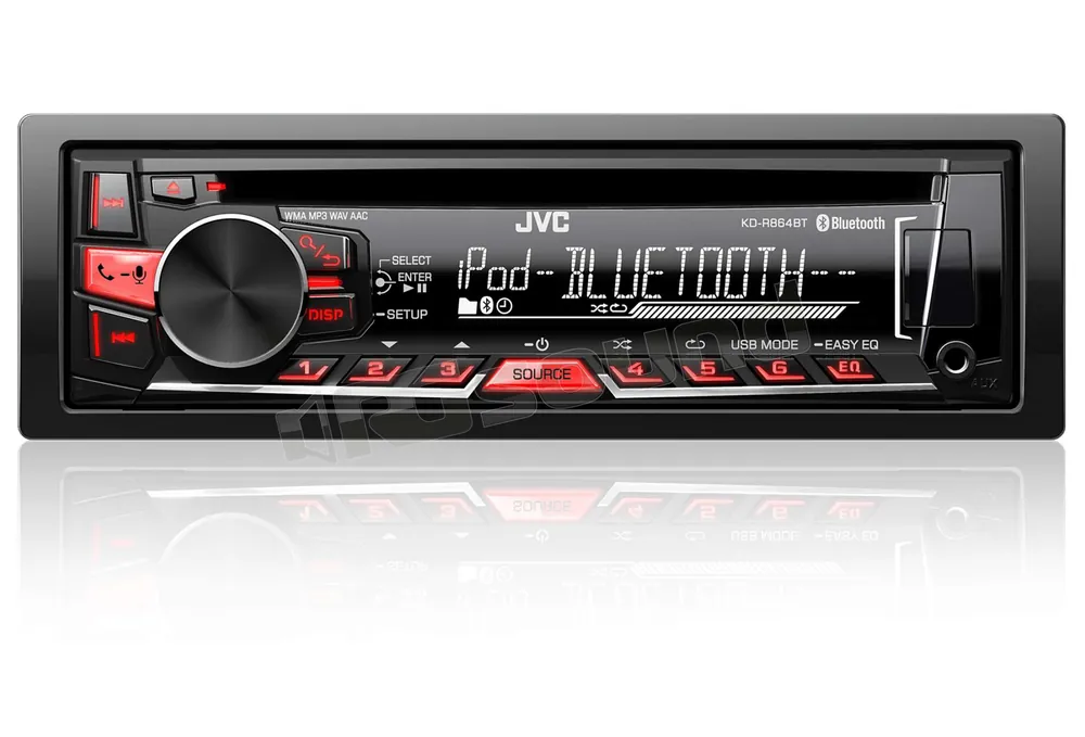JVC KD-R864BTE Autoradio 1 din e 2 din Car stereo - Autoradio 1 e 2