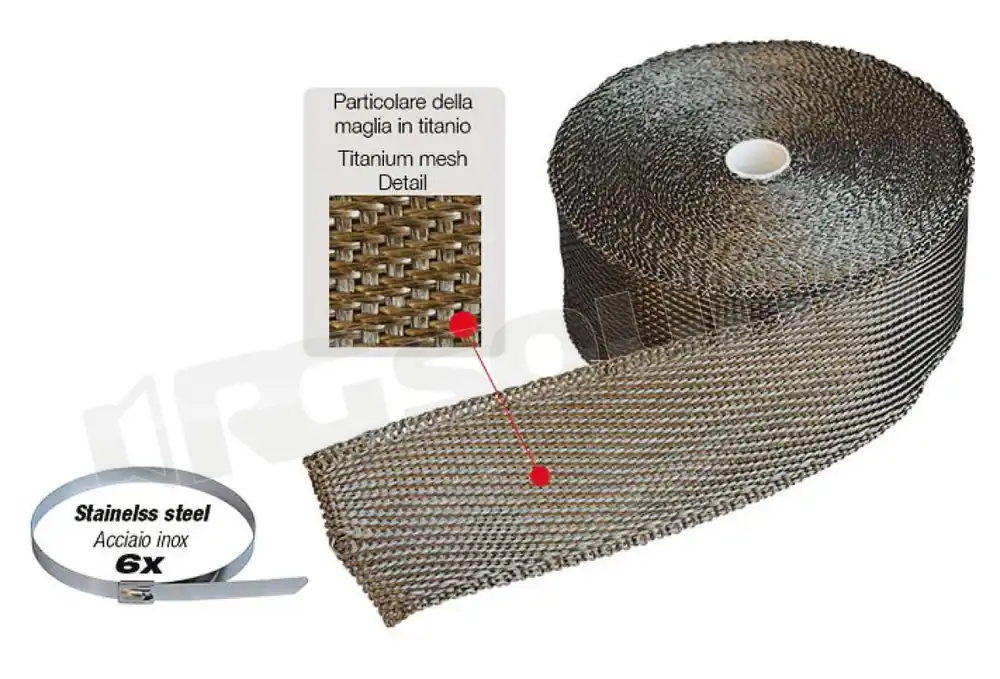 Simoni Racing WK1 Wrapping Kit per collettori e tubi scarico - Fibra d